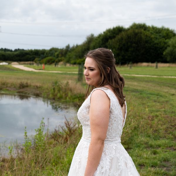 What should be included in a wedding video? - Sammy and Jack's wedding at Sandburn Hall in 2021 - Sammy by the lake.