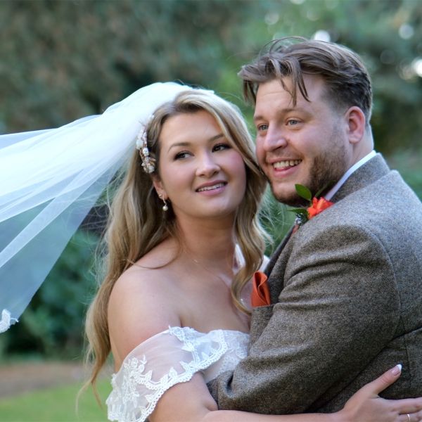 Emma and Andrew at St Marys Church, Carlton