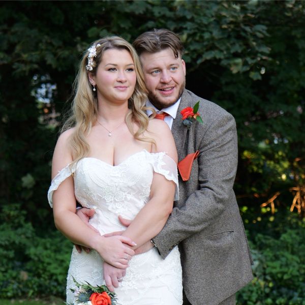 Emma and Andrew at St Marys Church, Carlton