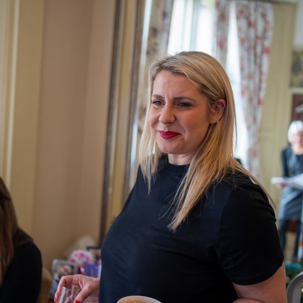 Rebecca and Marc at Bedern Hall, York