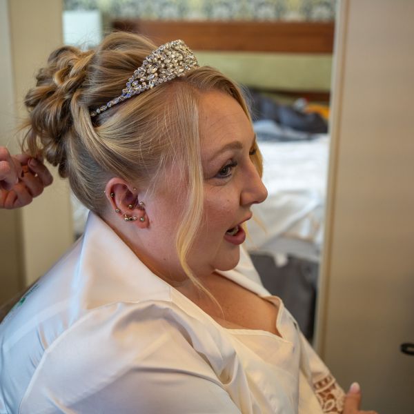 Rebecca and Marc at Bedern Hall, York