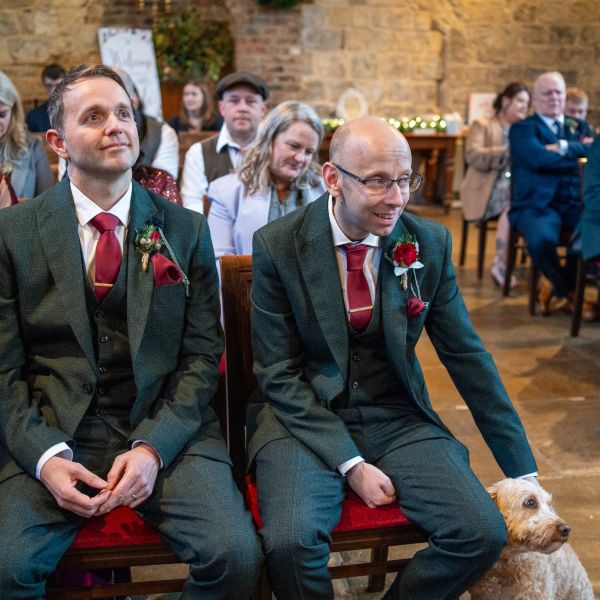 Rebecca and Marc at Bedern Hall, York