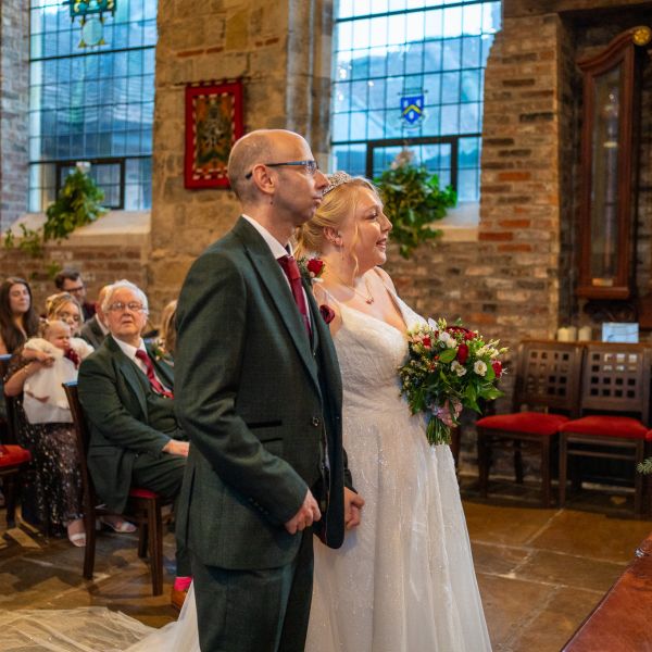 Rebecca and Marc at Bedern Hall, York