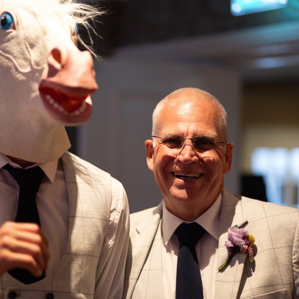 Guests at the wedding of Sophie and Michael at The Bridge Hotel